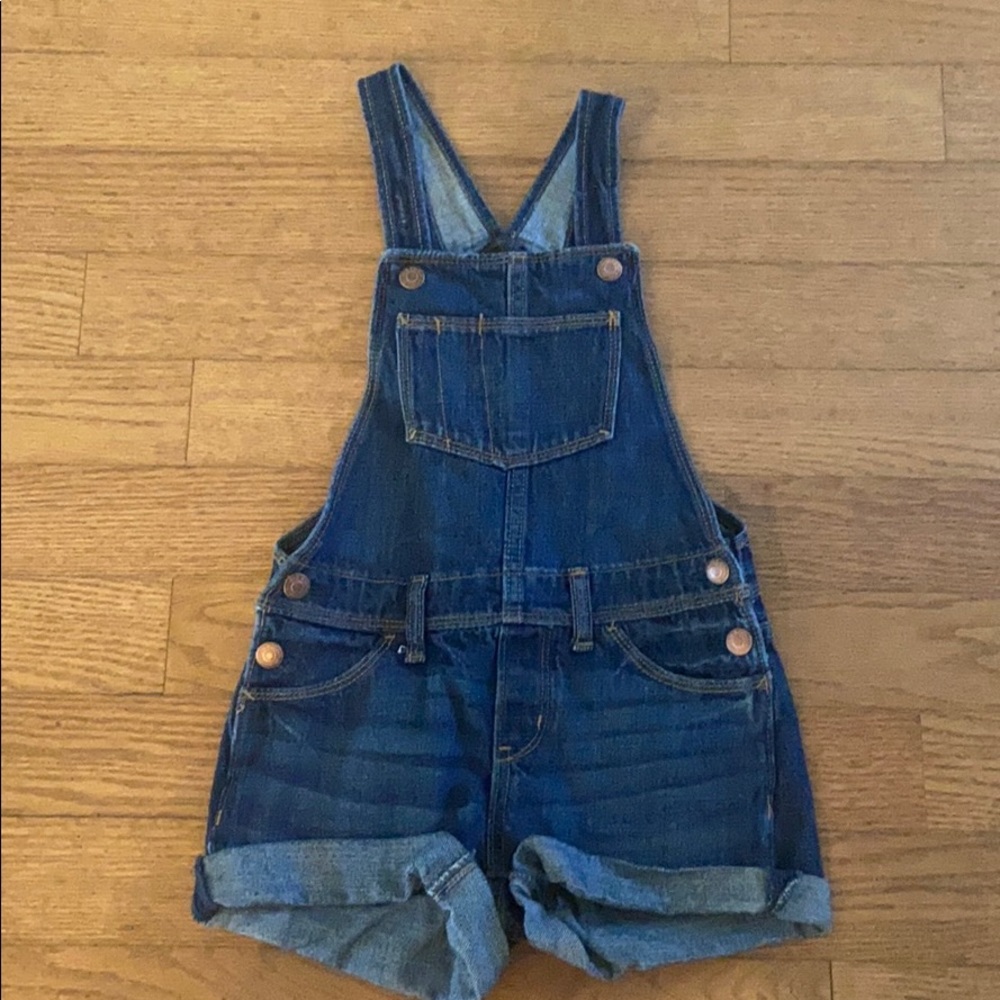 Dark Overall Shorts